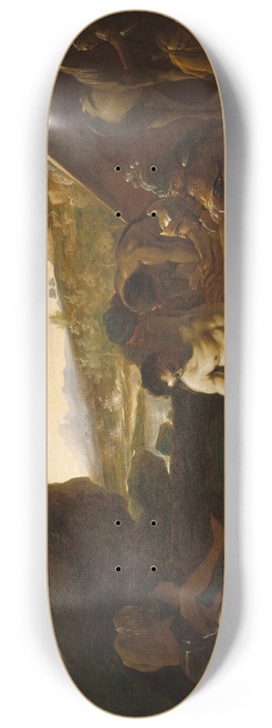 Pietro Testa - Alexander the Great Rescued from the River Cydnus 8.25 inch art skate deck