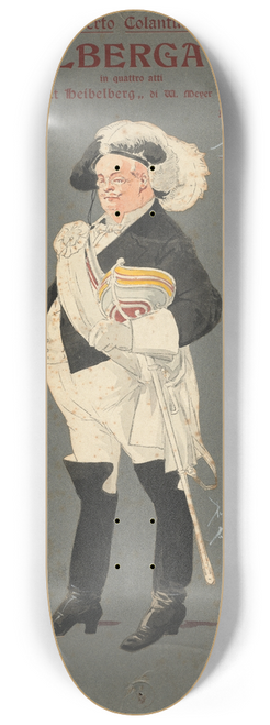Pipein Gamba - Bilz (atto III) 8.25 inch art skate deck