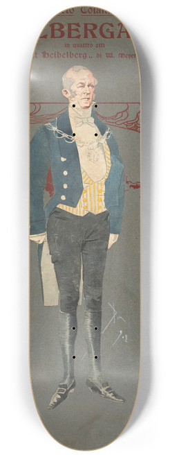Pipein Gamba - Lutz (atto IIIo) 8.25 inch art skate deck