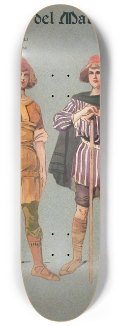 Pipein Gamba - Popolani e pastori (figuranti o ballerine) 8.25 inch art skate deck