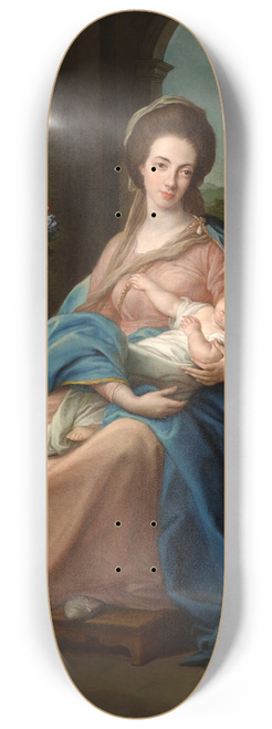 Pompeo Batoni - Mary Taylour, Viscountess of Headfort, later Countess of Bective and Marchioness of Headfort 8.25 inch art skate deck