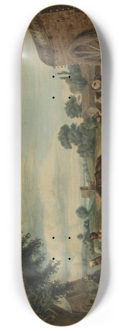 Prilidiano Pueyrredn - Un domingo en los suburbios de San Isidro 8.25 inch art skate deck
