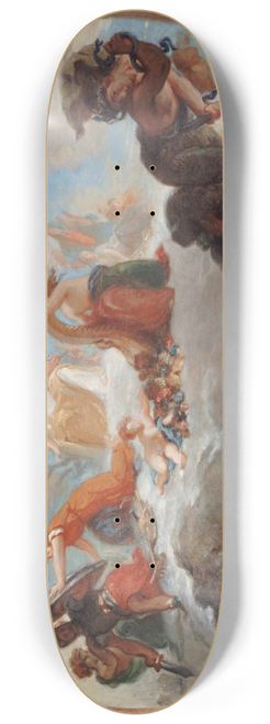 Raimundo de Madrazo y Garreta - La Paix vient consoler les hommes et leur ramne lAbondance 8.25 inch art skate deck