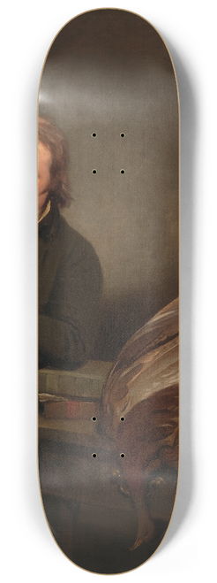 Ramsay Richard Reinagle - An Ornithologist, Possibly John Latham 8.25 inch art skate deck