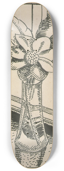 Raymond McIntyre - By the window (Still life) 8.25 inch art skate deck