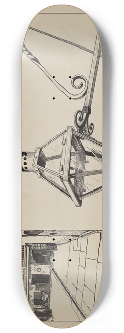 Ray Price - Wrought Iron Lamp 8.25 inch art skate deck