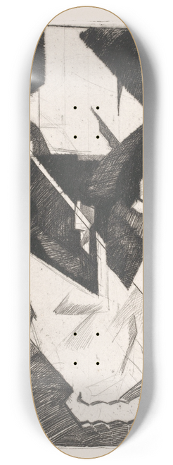 Reijer Stolk - Man en paard 8.25 inch art skate deck