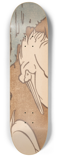 Reinier Willem Petrus de Vries - Twee pelikanen aan de waterkant 8.25 inch art skate deck