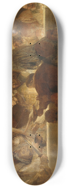 Rembrandt van Rijn - The Conspiracy of the Batavians under Claudius Civilis 8.25 inch art skate deck