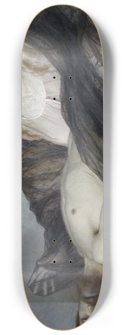 Arnold Bcklin - Magdalene Grieving over the Body of Christ 8.25 inch art skate deck