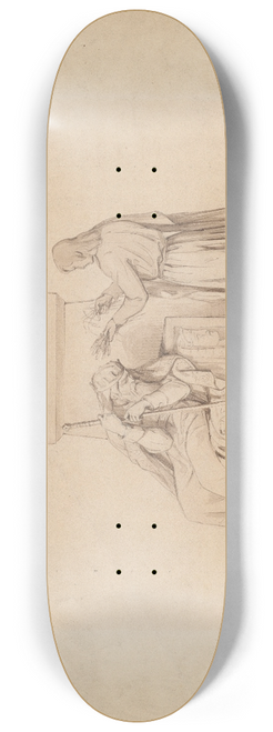 Richard Corbould - Design for a Monument for the North British Insurance Company 8.25 inch art skate deck