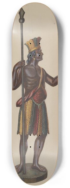 Richard F. Smith - Cigar Store Indian 8.25 inch art skate deck