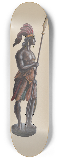 Richard F. Smith - Cigar Store Indian 8.25 inch art skate deck