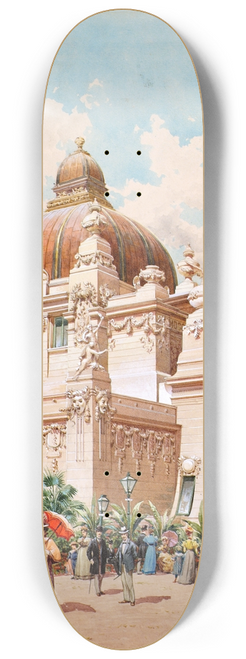 Richard Moser - Die Jubilumsausstellung in Wien 1898; Pavillion der Stadt Wien 8.25 inch art skate deck