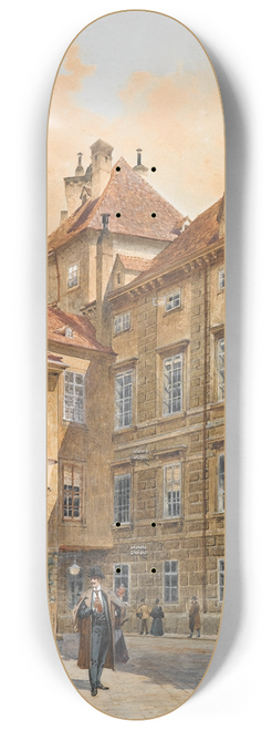 Richard Moser - Eingang zur Schauflergasse Wien 8.25 inch art skate deck