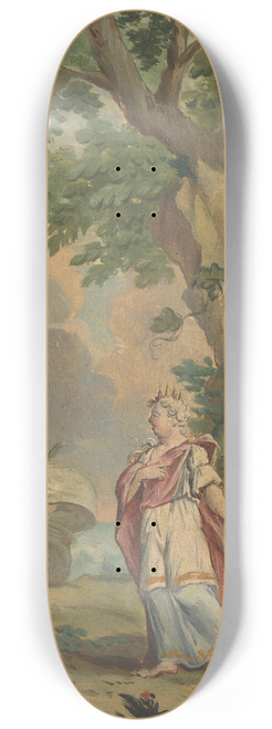Rienk Keyert - Telemachus en Mentor komen aan bij de nimf Calypso 8.25 inch art skate deck