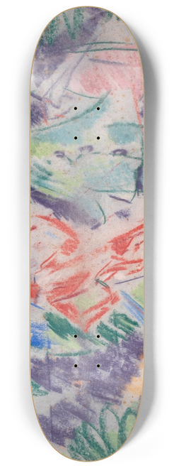 Rik Wouters - Harlequin and Columbine 8.25 inch art skate deck