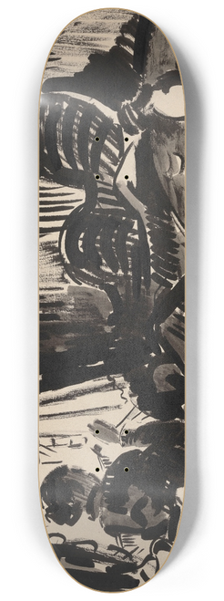 Rik Wouters - Nel Sewing before the Burtterfly Sofa 8.25 inch art skate deck