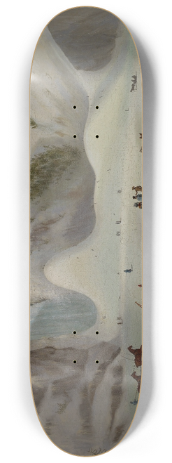 Robert Clow Todd - The Ice Cone, Montmorency Falls, Qubec 8.25 inch art skate deck