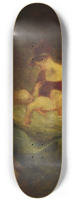 Robert Loftin Newman - Mother and Child 8.25 inch art skate deck