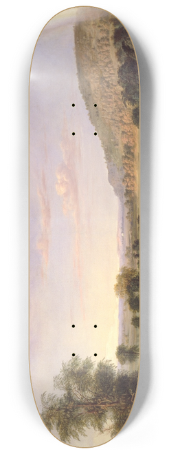 Robert S. Duncanson - Landscape with Rainbow 8.25 inch art skate deck
