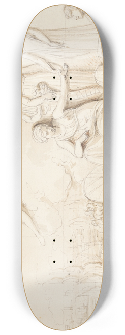 Robert Smirke - An Allegory of Britains Mercantile Power 8.25 inch art skate deck