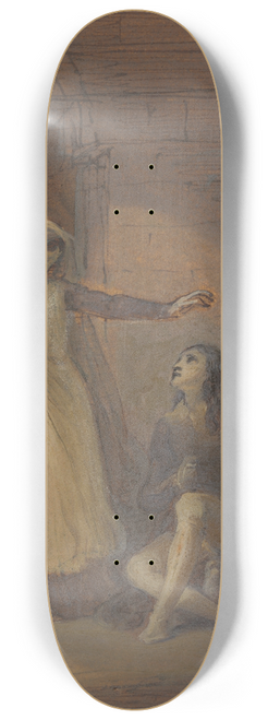 Robert Smirke - Claudio and Isabella 8.25 inch art skate deck