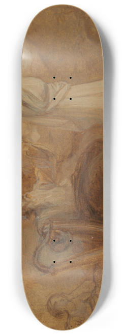 Robert Smirke - Illustration for Shakespeares A Winters Tale or Cymbeline 8.25 inch art skate deck