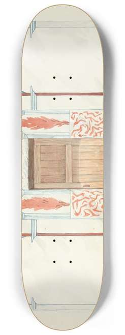 Robert W.R. Taylor - Restoration Drawing 8.25 inch art skate deck