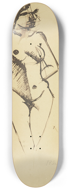 Roger de La Fresnaye - Nu cubiste 8.25 inch art skate deck