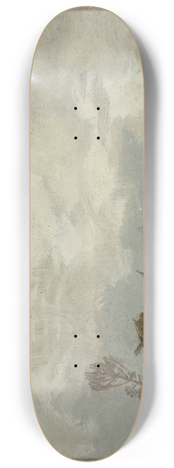 Roman Kazimierz Kochanowski - Countryside landscape with a hut 8.25 inch art skate deck