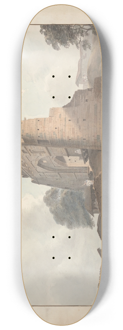 Samuel Davis - Gate of the Old Fort at Old Benares 8.25 inch art skate deck
