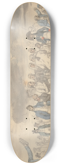 Samuel de Wilde - The Satirist 8.25 inch art skate deck