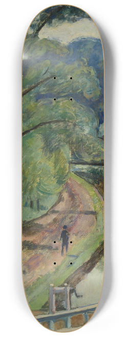 Samuel Halpert - A City Park in Paris, France 8.25 inch art skate deck
