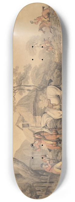Samuel Howitt - Foxhunting; The Death 8.25 inch art skate deck