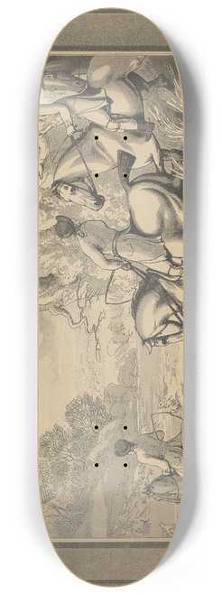 Samuel Howitt - Into the perilous flood 8.25 inch art skate deck