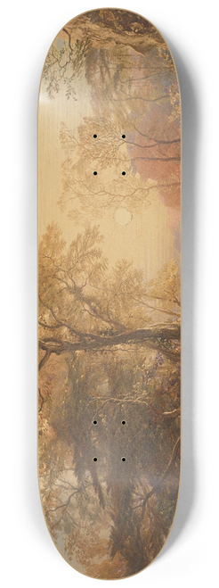 Samuel Palmer - Sir Guyon with the Palmer Attending, Tempted by Phaedria to Land upon the Enchanted Islands 8.25 inch art skate deck