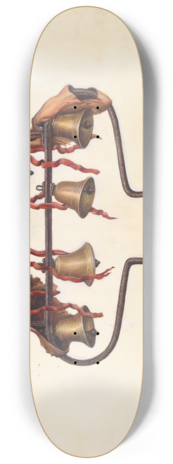 Samuel W. Ford - Conestoga Wagon Bells 8.25 inch art skate deck