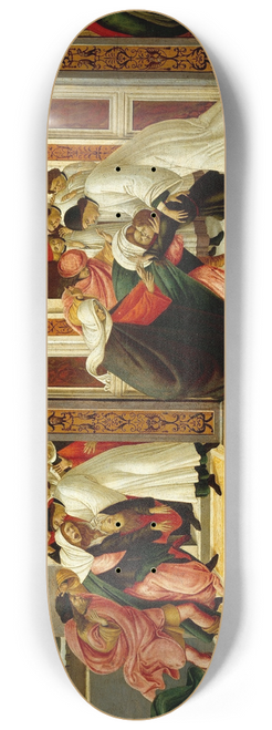 Sandro Botticelli - Last Miracle And The Death Of St. Zenobius 8.25 inch art skate deck