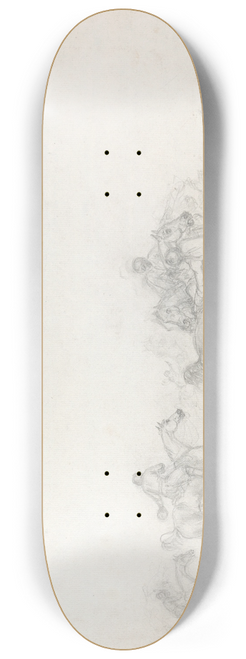 Sawrey Gilpin - Foxhunting: The Start, With Rider in Foreground Mounting on Off-Side 8.25 inch art skate deck