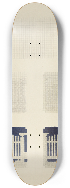 Arthur G. Merkley - Chart of Coverlet Thread Construction 8.25 inch art skate deck