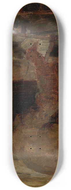 Arthur Grimm - Wilhelm Trbner im Atelier 8.25 inch art skate deck