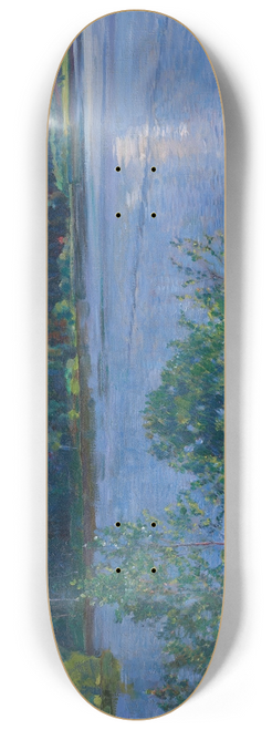 Sergei Arsenievich Vinogradov - The lake 8.25 inch art skate deck