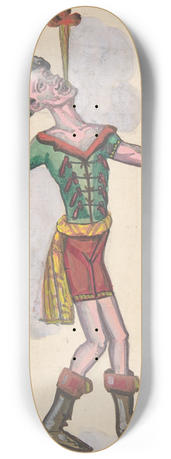 Sergey Yurievich Sudeikin - Jeune equilibriste 8.25 inch art skate deck