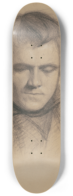 Seth Wells Cheney - Self-Portrait 8.25 inch art skate deck