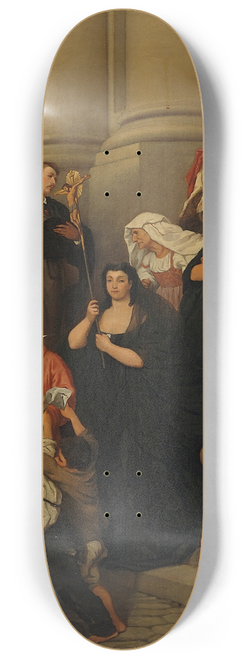 Severin Falkman - Procession In Rome 8.25 inch art skate deck