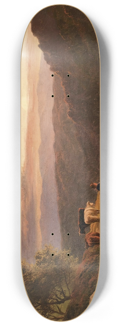 Sidney Richard Percy - The Highland Pass 8.25 inch art skate deck