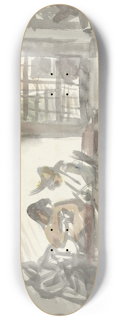 Simon Andreas Krausz - Interieur van een boerenherberg 8.25 inch art skate deck