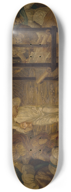 Sir Edward Coley Burne-Jones - Psyche set by Venus the Task 8.25 inch art skate deck
