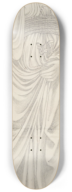 Sir Edward Coley Burne-Jones - St Helena 8.25 inch art skate deck